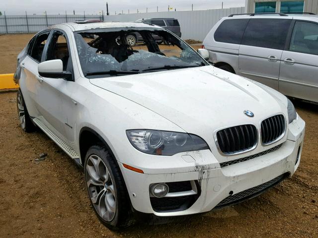 5UXFG2C50E0H10551 - 2014 BMW X6 XDRIVE3 WHITE photo 1