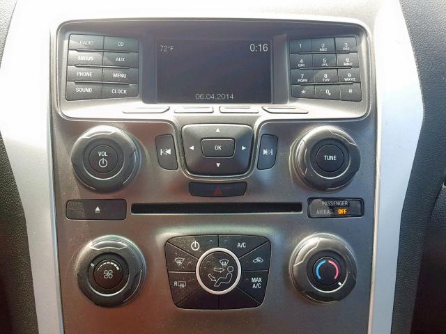 1FM5K8AT3EGC14160 - 2014 FORD EXPLORER P BLUE photo 9