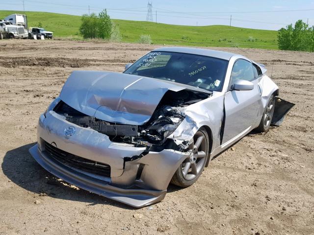 JN1AZ34E43T001398 - 2003 NISSAN 350Z COUPE SILVER photo 2