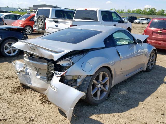 JN1AZ34E43T001398 - 2003 NISSAN 350Z COUPE SILVER photo 4