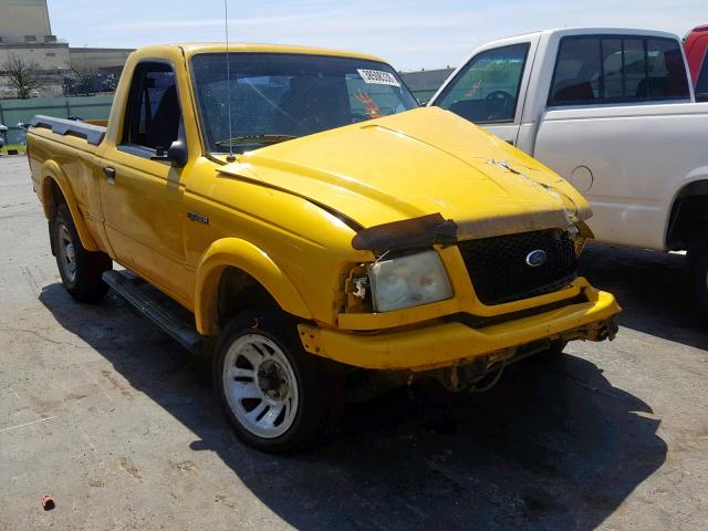 1FTYR10U62PB53154 - 2002 FORD RANGER YELLOW photo 1