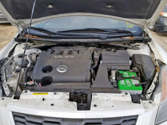 1N4BL24E78C190901 - 2008 NISSAN ALTIMA 3.5 WHITE photo 7