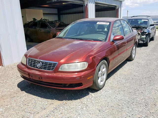 W06VR54R8YR130327 - 2000 CADILLAC CATERA RED photo 2