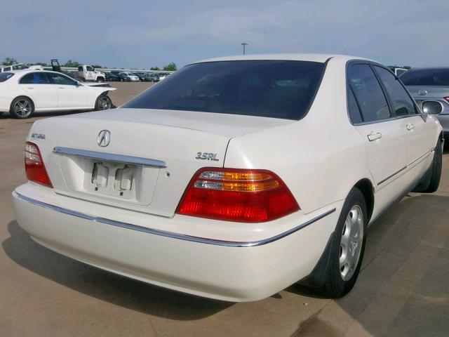 JH4KA9656YC014605 - 2000 ACURA 3.5RL WHITE photo 4