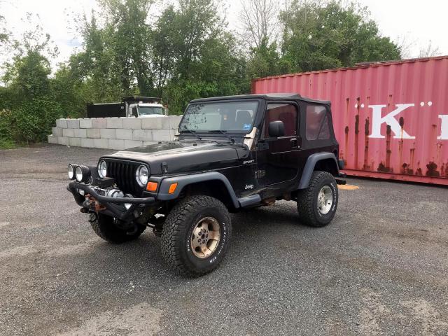 1J4FA49S43P326991 - 2003 JEEP WRANGLER / BLACK photo 2