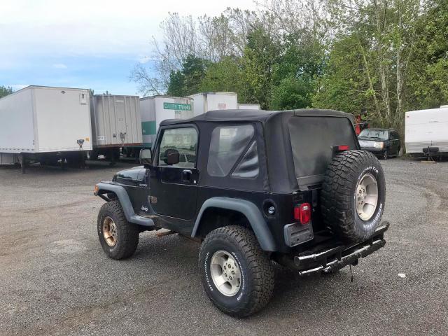 1J4FA49S43P326991 - 2003 JEEP WRANGLER / BLACK photo 3