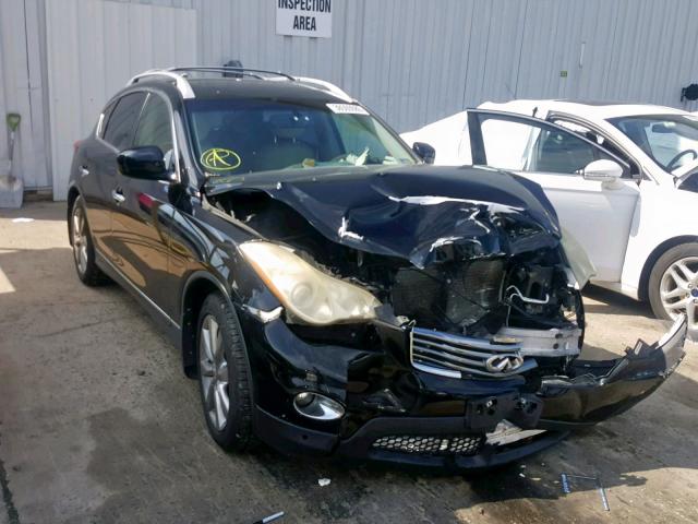 JNKAJ09F48M360772 - 2008 INFINITI EX35 BASE BLACK photo 1