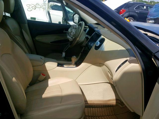 JNKAJ09F48M360772 - 2008 INFINITI EX35 BASE BLACK photo 5