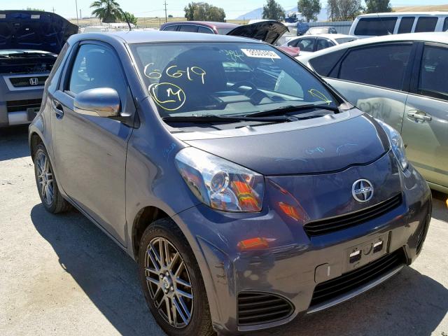 JTNJJXB00CJ009265 - 2012 TOYOTA SCION IQ GRAY photo 1