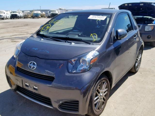 JTNJJXB00CJ009265 - 2012 TOYOTA SCION IQ GRAY photo 2