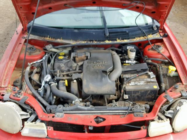 1B3ES47C1TD504868 - 1996 DODGE NEON HIGHL RED photo 7