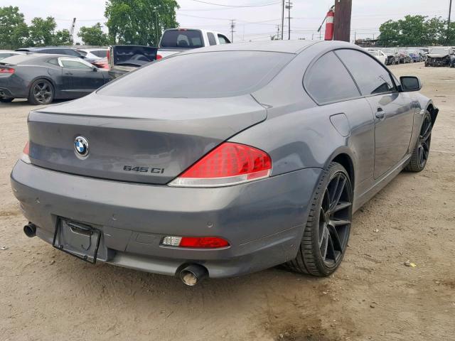 WBAEH734X5B869302 - 2005 BMW 645 CI AUT GRAY photo 4