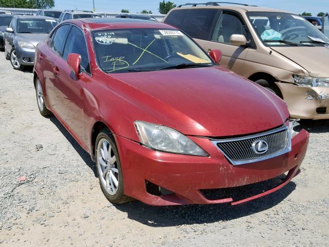 JTHCK262362001358 - 2006 LEXUS IS 250 RED photo 1