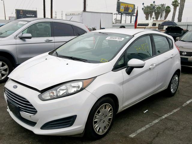 3FADP4TJ8EM206864 - 2014 FORD FIESTA S WHITE photo 2