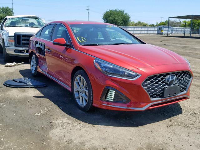 5NPE34AB2JH695543 - 2018 HYUNDAI SONATA SPO RED photo 1