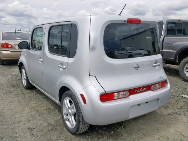 JN8AZ2KR7ET353539 - 2014 NISSAN CUBE S SILVER photo 3