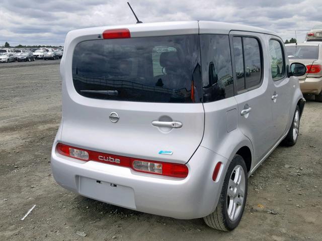 JN8AZ2KR7ET353539 - 2014 NISSAN CUBE S SILVER photo 4