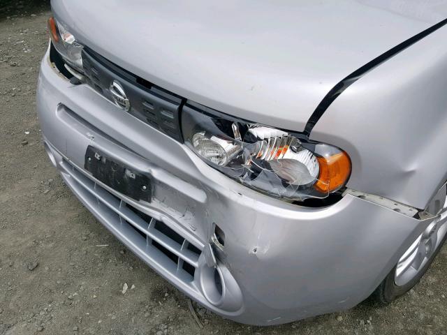 JN8AZ2KR7ET353539 - 2014 NISSAN CUBE S SILVER photo 9