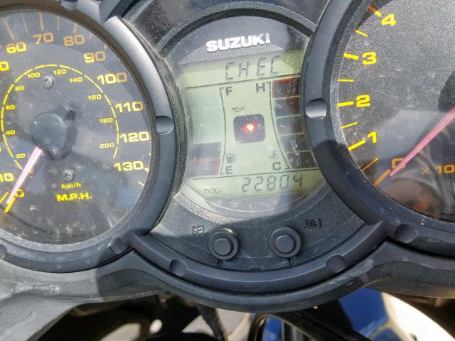 JS1VP54A272100840 - 2007 SUZUKI DL650 GRAY photo 8