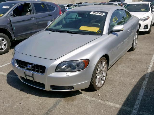 YV1MC68247J023832 - 2007 VOLVO C70 T5 SILVER photo 2