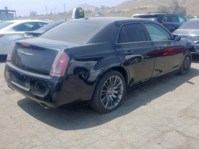 2C3CCADG8EH241782 - 2014 CHRYSLER 300C VARVA BLACK photo 4