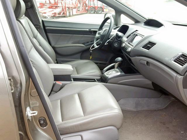 2HGFA16998H502419 - 2008 HONDA CIVIC EXL 灰色 照片 5