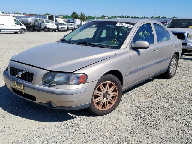 YV1RS64A432276210 - 2003 VOLVO S60 CREAM photo 2