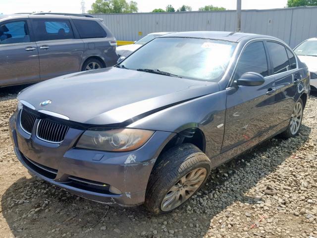 WBAVD33506KV67645 - 2006 BMW 330 XI GRAY photo 2