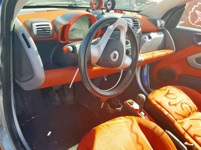 WMEEK31X48K143435 - 2008 SMART FORTWO PAS 蓝色 照片 9