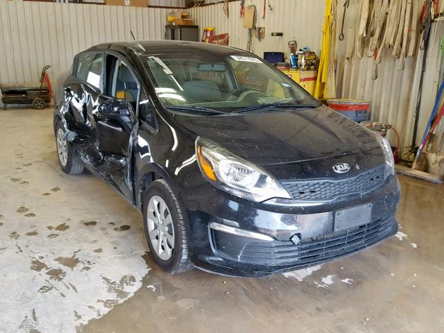 KNADM4A39H6049578 - 2017 KIA RIO LX BLACK photo 1