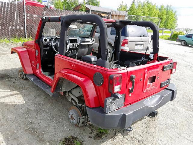 1C4AJWBG0CL165158 - 2012 JEEP WRANGLER S RED photo 3