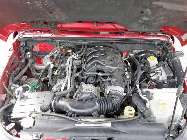 1C4AJWBG0CL165158 - 2012 JEEP WRANGLER S RED photo 7