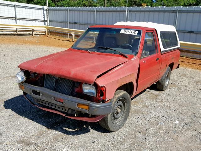 JT4RN50R6H0226575 - 1987 TOYOTA PICKUP 1/2 RED photo 2