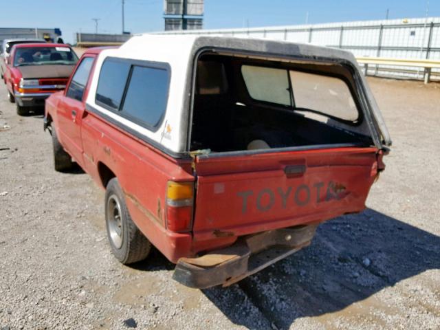 JT4RN50R6H0226575 - 1987 TOYOTA PICKUP 1/2 RED photo 3