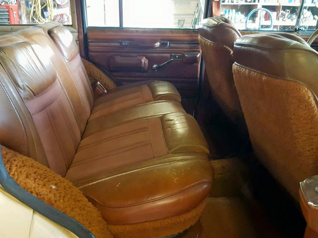 1JCNJ15N7DT040950 - 1983 JEEP WAGONEER BEIGE photo 6