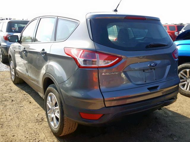 1FMCU0F77EUD70721 - 2014 FORD ESCAPE S GRAY photo 3