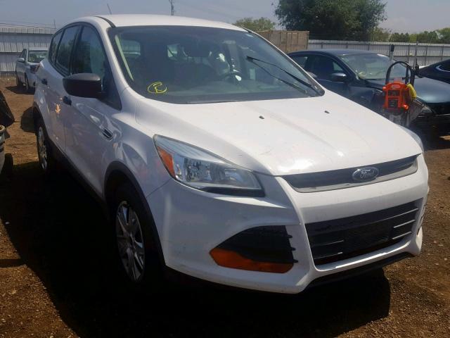 1FMCU0F79DUD70234 - 2013 FORD ESCAPE S WHITE photo 1