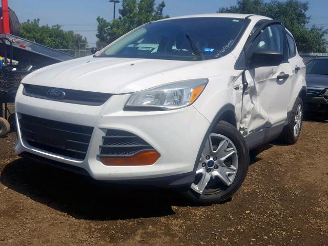 1FMCU0F79DUD70234 - 2013 FORD ESCAPE S WHITE photo 2