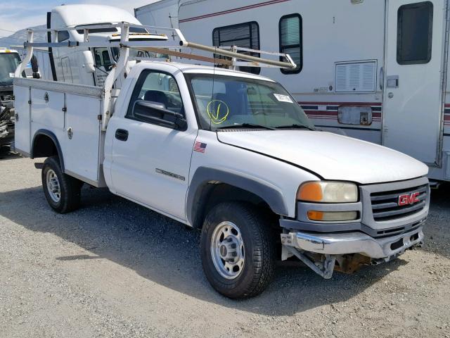 1GDHC24U65E181081 - 2005 GMC SIERRA C25 WHITE photo 1