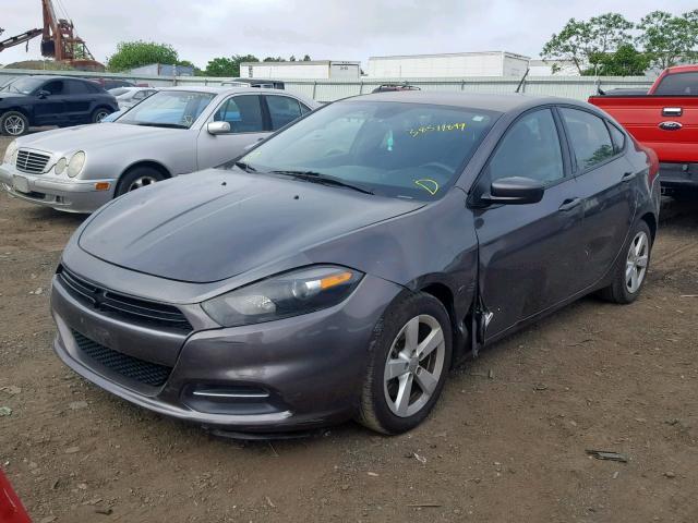 1C3CDFBB4GD563661 - 2016 DODGE DART SXT GRAY photo 2