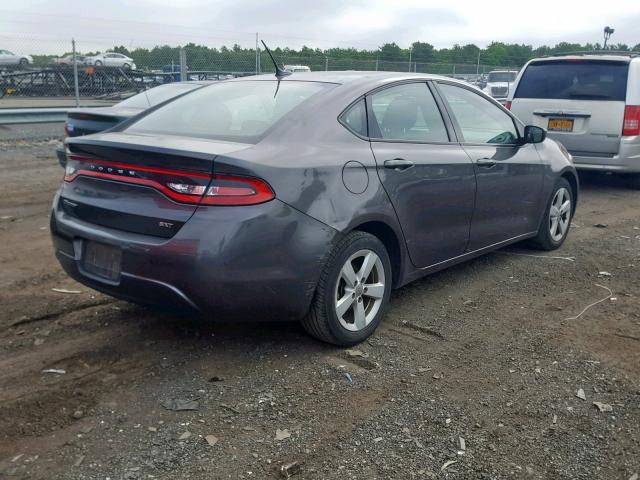 1C3CDFBB4GD563661 - 2016 DODGE DART SXT GRAY photo 4