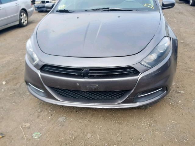 1C3CDFBB4GD563661 - 2016 DODGE DART SXT GRAY photo 9