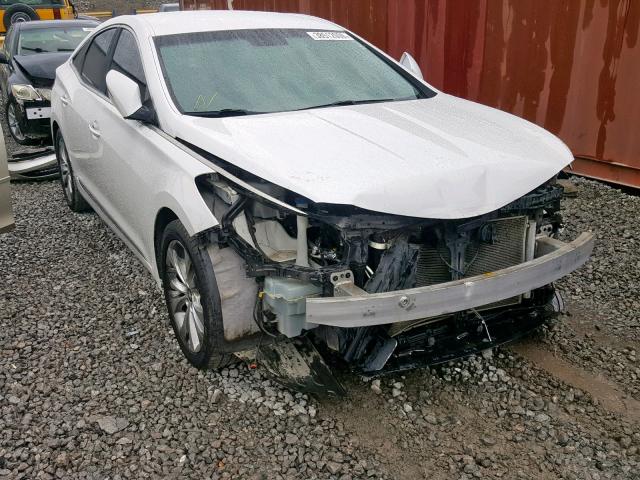 KMHFG4JGXCA121735 - 2012 HYUNDAI AZERA GLS WHITE photo 1