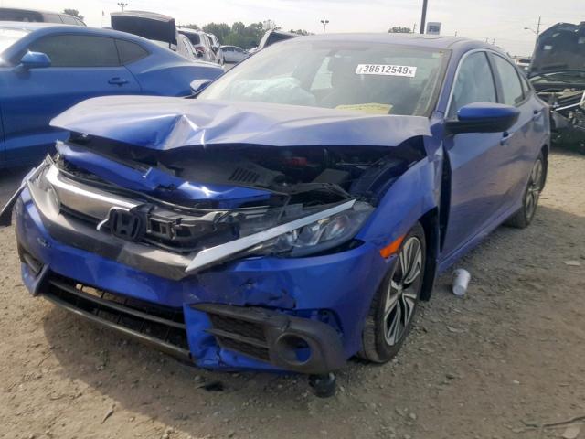 19XFC1F71HE005853 - 2017 HONDA CIVIC EXL 蓝色 照片 2
