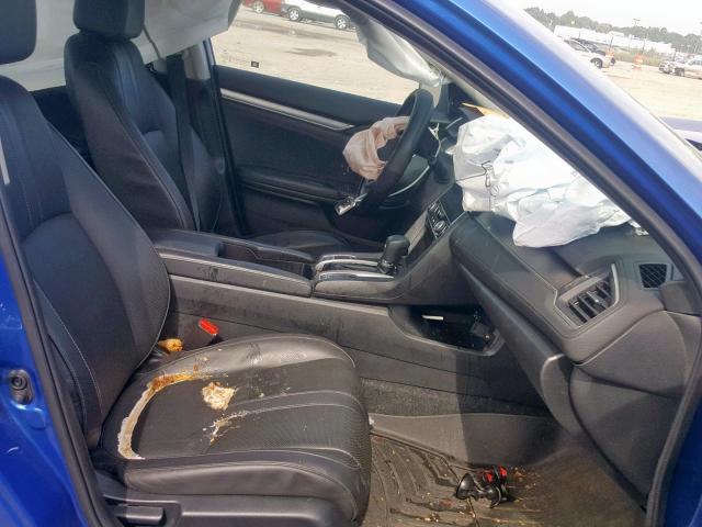 19XFC1F71HE005853 - 2017 HONDA CIVIC EXL 蓝色 照片 5