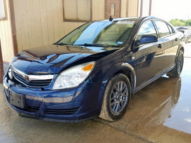 1G8ZS57B99F234857 - 2009 SATURN AURA XE BLUE photo 2