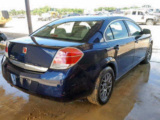 1G8ZS57B99F234857 - 2009 SATURN AURA XE BLUE photo 4