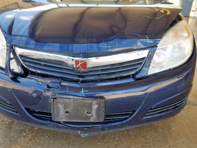 1G8ZS57B99F234857 - 2009 SATURN AURA XE BLUE photo 9