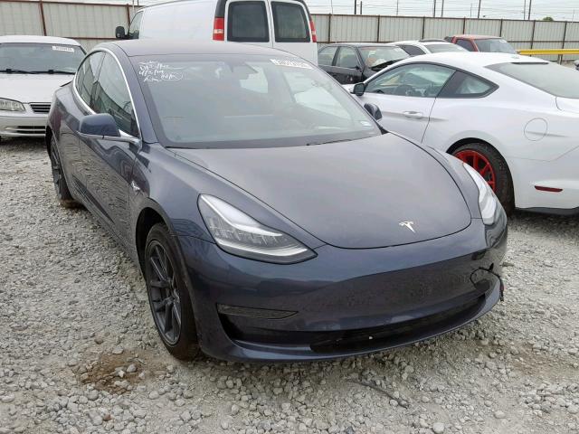 5YJ3E1EA2JF033574 - 2018 TESLA MODEL 3 BLUE photo 1