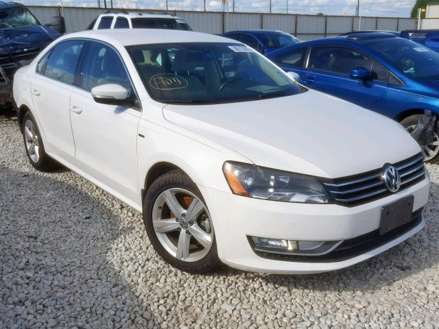 1VWAS7A30FC101544 - 2015 VOLKSWAGEN PASSAT S WHITE photo 1